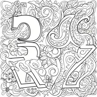 Colorful Russian Letters Coloring Page 40538-33601