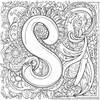 Colorful Russian Letters Coloring Page 40538-33603