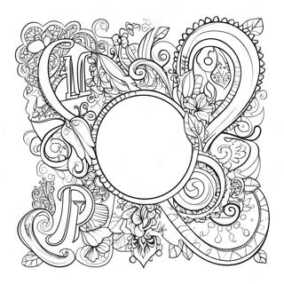 Colorful Russian Letters Coloring Page 40538-33604