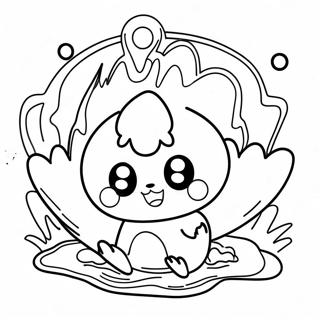 Fire And Water Fusion Pokemon Coloring Page 40548-33608