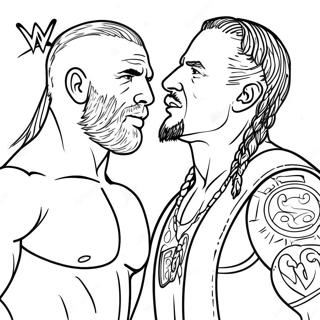 Wwe Coloring Page 40557-33616