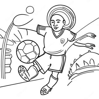 Mexico Soccer Coloring Page 40567-33630