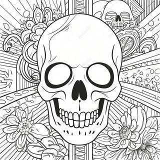 Death Skull Coloring Page 40577-33628