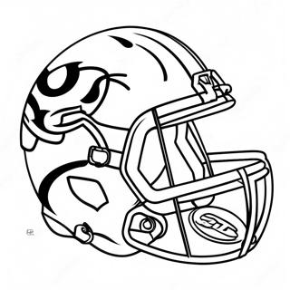 Cincinnati Bengals Logo Coloring Page 40587-33645