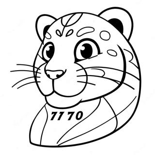 Cincinnati Bengals Mascot Coloring Page 40588-33656