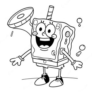 High Spongebob Coloring Page 40627-33659