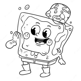 High Spongebob Coloring Page 40627-33660