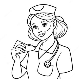 Nurse For Adults Coloring Pages