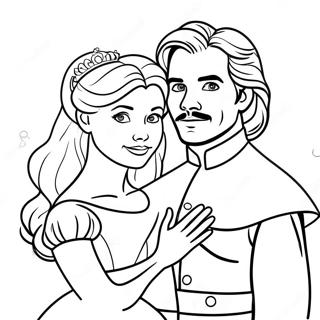 Charming Princess Bride Coloring Page 40648-33679