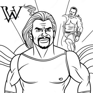 Hilarious Wwe Coloring Page 40657-33691