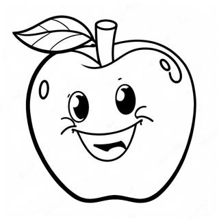 A Is For Apple Coloring Pages