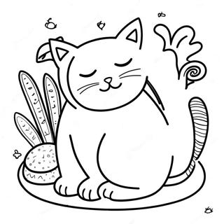 Catnap Coloring Page 4070-3282