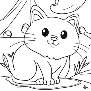 Catnap Coloring Page 4070-3283