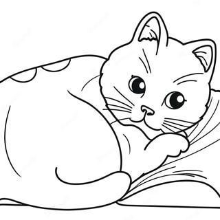 Catnap Coloring Page 4070-3284