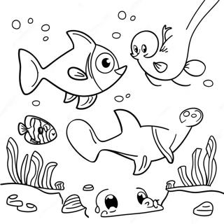 Zig And Sharko Underwater Adventure Coloring Page 40719-33746