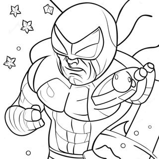 Marvel Christmas Coloring Page 40728-33734