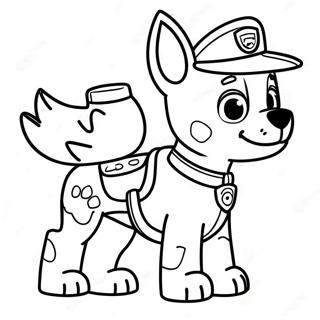 Paw Patrol Tracker Coloring Page 40748-33754