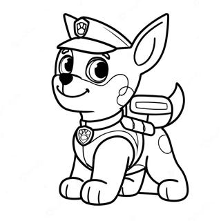 Paw Patrol Tracker Coloring Page 40748-33755