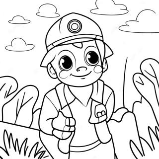 Paw Patrol Tracker Coloring Pages