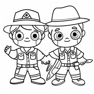 Boy Scouts Coloring Page 40758-33758