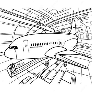 Airbus Coloring Pages