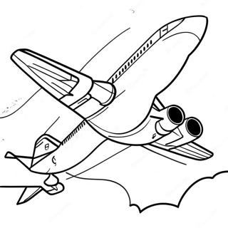 Airbus A320 In Flight Coloring Page 40769-33769