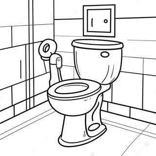 Toilet Coloring Pages