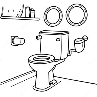 Toilet Coloring Page 40778-33776