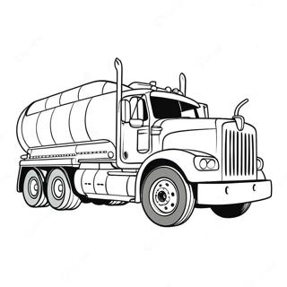 Tanker Truck Coloring Page 40798-33798