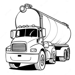 Tanker Truck Coloring Page 40798-33799