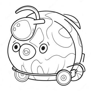 Colorful Push And Pull Toy Coloring Page 40809-33803