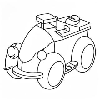 Colorful Push And Pull Toy Coloring Page 40809-33804