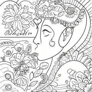 Addiction Recovery Inspirational Quotes Coloring Page 4080-3291