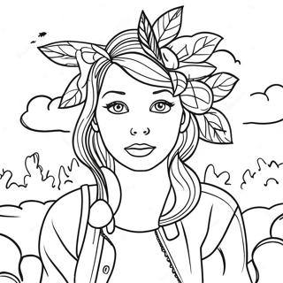 Colorful Addiction Recovery Journey Coloring Page 4081-3294