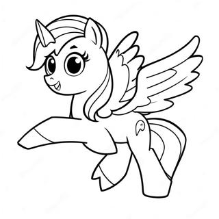 Rainbow Dash Flying Coloring Page 40829-33816