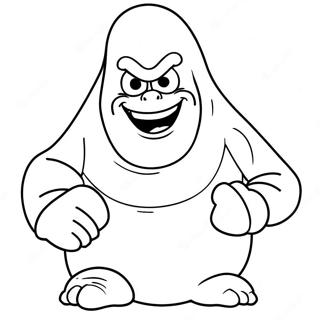 Grimace Shake Coloring Pages