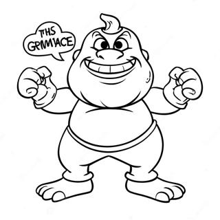 Grimace Shake Coloring Page 40838-33818