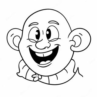 Funny Grimace Shake Character Coloring Page 40839-33828