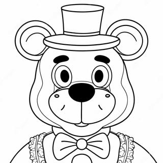 Funtime Freddy Coloring Page 40848-33842