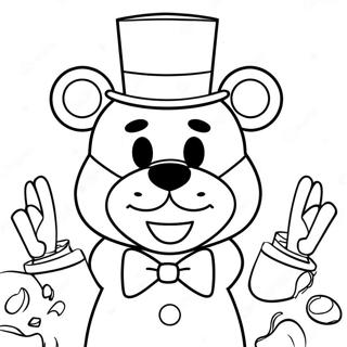 Funtime Freddy Coloring Page 40848-33843