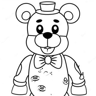 Funtime Freddy Coloring Page 40848-33844