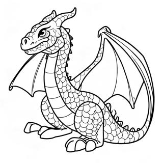 Mal In Her Dragon Form Coloring Page 40859-33830