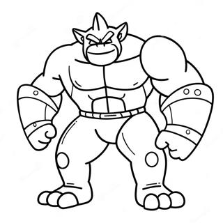 Machamp Coloring Page 40868-33840