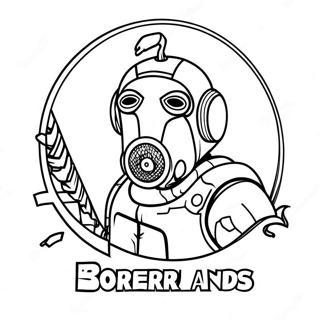 Borderlands Logo Coloring Page 40878-33855