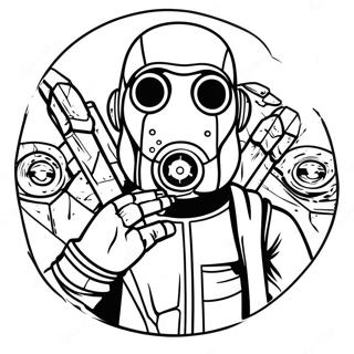 Borderlands Logo Coloring Page 40878-33856