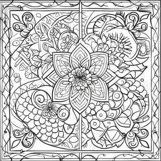 Morocco Traditional Pattern Coloring Page 40888-33862