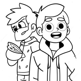 Eddsworld Coloring Page 40918-33907