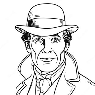 Sherlock Holmes Coloring Page 40928-33886