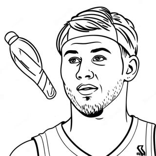 Luka Doncic Coloring Page 40968-33927