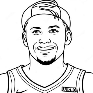 Luka Doncic Coloring Page 40968-34030